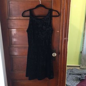 Black Crushed Velvet